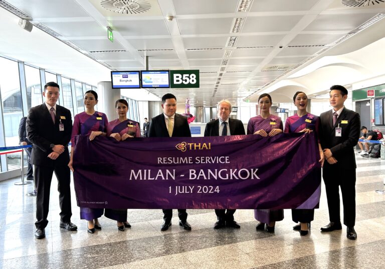 Thai Airways International e SEA Milan Airports: Non-Stop tra Italia e Thailandia