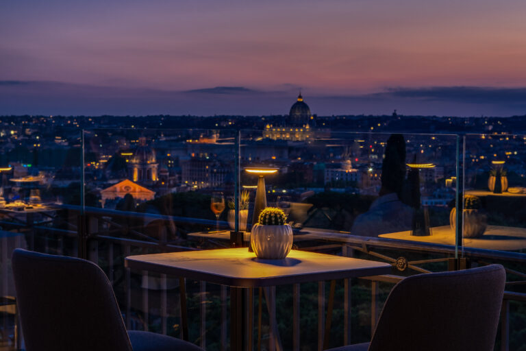 Mirabelle, la terrazza su Roma